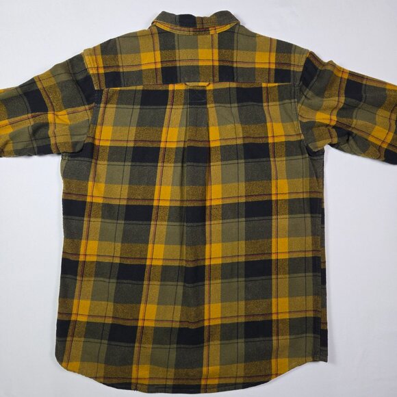 Red Head Brand Co Flannel Shirt L Plaid Button Up 100% Cotton Outdoor Workwear - Picture 5 of 13